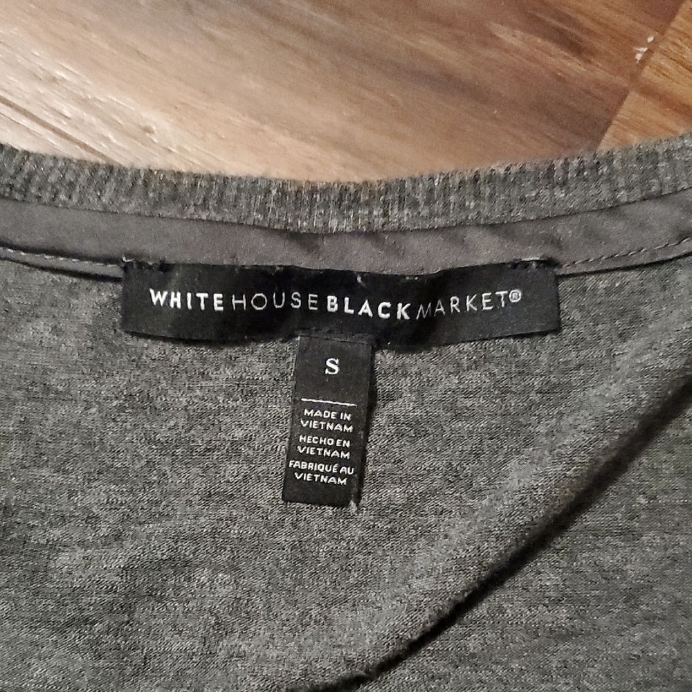 White House Black Market Long Sleeve Crewneck Top - Picture 2 of 7